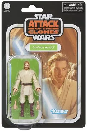 OBI-WAN KENOBI FIGURA 9,5 CM STAR WARS EPISODE II ATTACK OF THE CLONES THE VINTAGE COLLECT