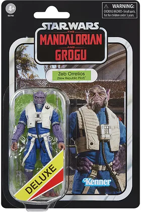 ZEB ORRELIOS FIGURA 9 CM STAR WARS: THE MANDALORIAN AND GROGU THE VINTAGE COLLECTION