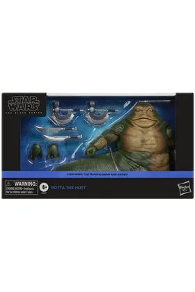 ROTTA THE HUTT FIGURA DELUXE 16,5 CM STAR WARS THE MANDALORIAN AND GROGU THE BLACK SERIES
