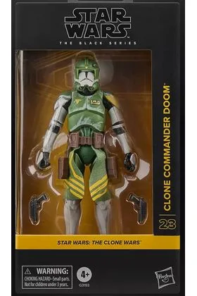 CLONE COMMANDER DOOM FIGURA 15 CM STAR WARS: THE CLONE WARS THE BLACK SERIES
