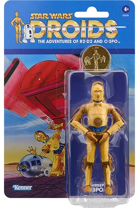 SEE-THREEPIO (C-3PO) FIGURA 15 CM STAR WARS: DROIDS THE BLACK SERIES