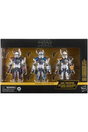 ARC TROOPER HAVOC, COLT & BLITZ PACK 3 FIGURAS 15 CM STAR WARS: THE CLONE WARS THE BLACK SERIES
