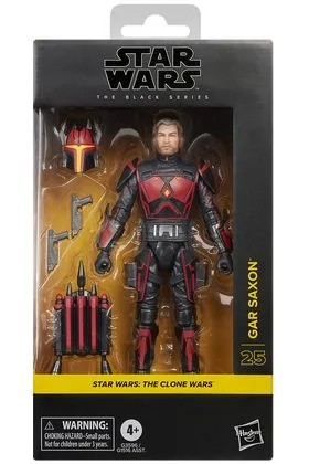 GAR SAXON FIGURA 15 CM STAR WARS THE CLONE WARS THE BLACK SERIES