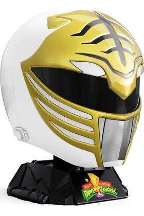 WHITE RANGER CASCO DELUXE REPLICA ESCALA 1:1 POWER RANGERS LIGHTNING COLLECTION