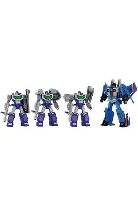 Decepticons Part 1 Pack 4 Figuras 17 & 12,5 CM Transformers Dramatic Capture Series Takara Tomy