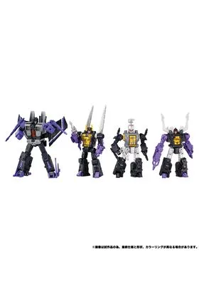 DECEPTICONS PART 2 PACK 4 FIGURAS 17 & 12,5 CM TRANSFORMERS DRAMATIC CAPTURE SERIES TAKARA TOMY