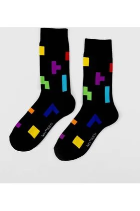 TETRIMINOS PATTERN CALCETINES 8,5 CM TETRIS