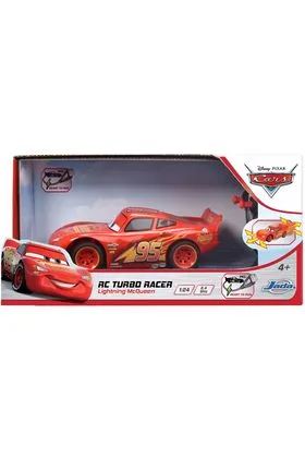 LIGHTNING MCQUEEN VEHICULO RADIOCONTROL 17 CM CARS DISNEY PIXAR RC TURBO RACER 1/24 SCALE