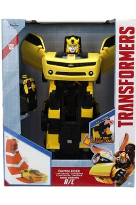 BUMBLEBEE CONVERTING RADIOCONTROL 27 CM TRANSFORMERS RC TURBO RACER