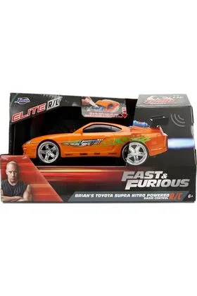 BRIAN'S TOYOTA SUPRA NITRO POWERED RADIOCONTROL FAST & FURIOUS X: PART 2 RC TURBO RACER 1/24 SCALE