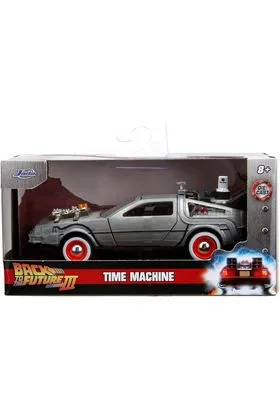 DELOREAN TIME MACHINE VEHICULO 1/32 SCALE BACK TO THE FUTURE III