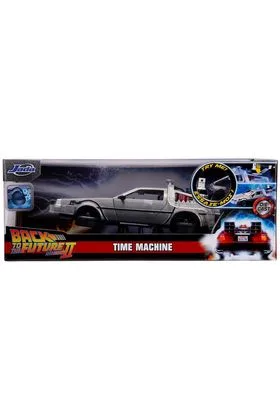 DELOREAN TIME MACHINE VEHICULO 20 CM BACK TO THE FUTURE II HOLLYWOOD RIDES SCALE 1/24