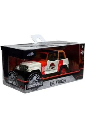 Jeep Wrangler Vehiculo Jurassic Park Hollywood Rides Scale 1/32