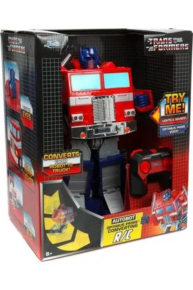 Optimus Prime Converting Radiocontrol 27 CM Transformers RC Turbo Racer