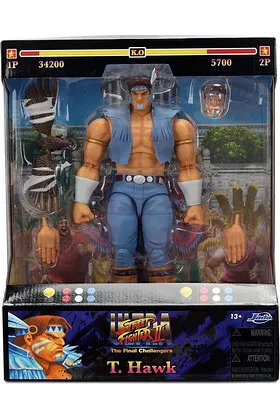 T. HAWK FIGURA 17 CM ULTRA STREET FIGHTER II: THE FINAL CHALLENGERS