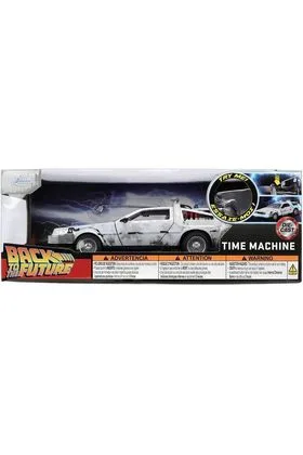 DELOREAN TIME MACHINE FROZEN VERSION VEHICULO 20 CM BACK TO THE FUTURE HOLLYWOOD RIDES SCA