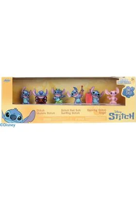 STITCH SET 6 FIGURAS 4 CM DISNEY LILO & STITCH NANO METALFIGS