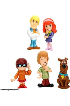 Scooby-Doo! Expositor 12 Figuras 7 CM Scooby-Doo! Metalfigs