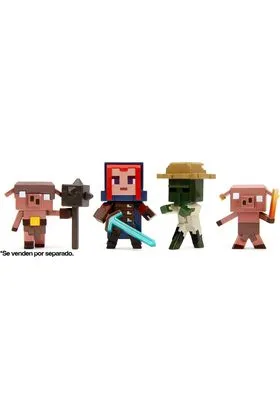 MINECRAFT LEGENDS EXPOSITOR 12 FIGURAS 7 CM MINECRAFT METALFIGS