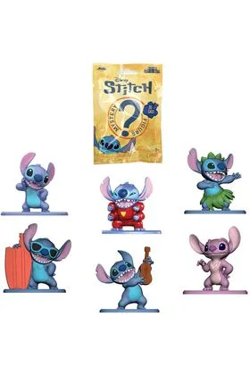 STITCH SURTIDO 24 SOBRES NANO FIGURA 4 CM METALFIGS