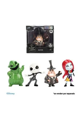 The Nightmare Before Christmas Expositor 12 Figuras 6,5 CM Metalfigs