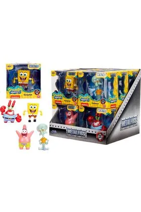 SPONGEBOB SQUAREPANTS EXPOSITOR 12 FIGURAS 6,5 CM METALFIGS