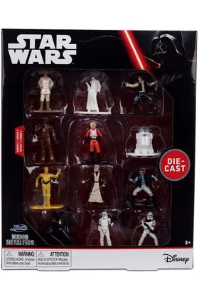 STAR WARS SERIE 1 SET 12 FIGURAS 4 CM NANO METALFIGS
