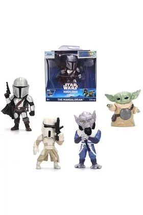 Star Wars: the Mandalorian & Grogu Expositor 12 Figuras 7 CM Metalfigs