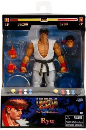 RYU FIGURA 15 CM ULTRA STREET FIGHTER II: THE FINAL CHALLENGERS