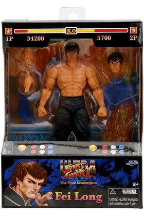 FEI LONG FIGURA 15 CM ULTRA STREET FIGHTER II: THE FINAL CHALLENGERS