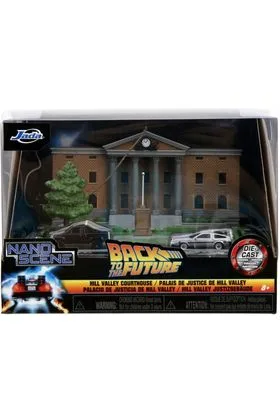 HILL VALLEY COURTHOUSE ESCENARIO BACK TO THE FUTURE NANO SCENE