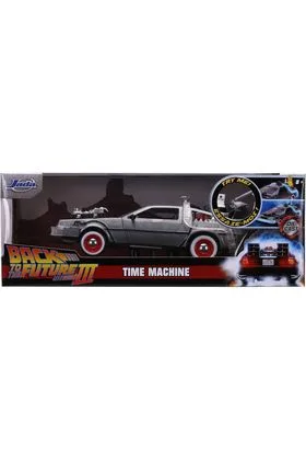 DELOREAN TIME MACHINE VEHICULO 1/24 SCALE BACK TO THE FUTURE III
