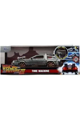 DELOREAN TIME MACHINE 1885 VEHICULO 1/24 SCALE BACK TO THE FUTURE III