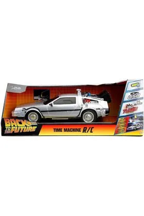 DELOREAN TIME MACHINE VEHICULO RADIOCONTROL 1/16 SCALE BACK TO THE FUTURE