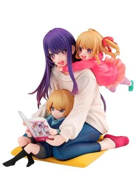 AI, AQUA & RUBY MOTHER AND CHILDREN STATUE 10,5 CM OSHI NO KO 1/8 SCALE