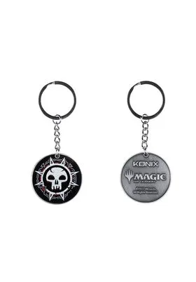 BLACK MANA LLAVERO METALICO 4 CM MAGIC THE GATHERING