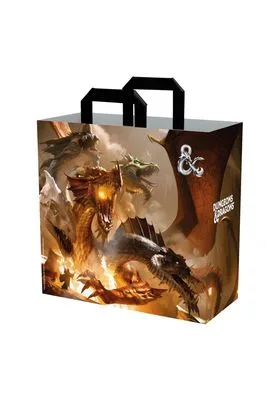 TIAMAT BOLSA RECICLABLE CON ASAS 40X45X20 CM DUNGEONS & DRAGONS
