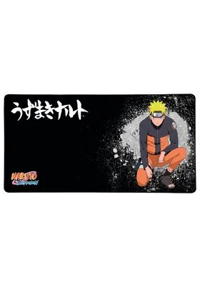 NARUTO BLACK XXL ALFOMBRILLA ESCRITORIO 90X47 CM NARUTO SHIPPUDEN