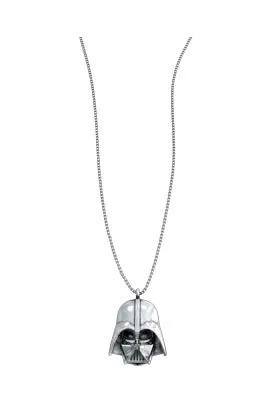 DARTH VADER CABEZA BA„O PLATA COLGANTE CADENA