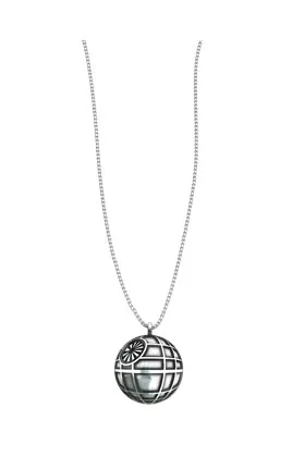 DEATH STAR BA„O PLATA COLGANTE CADENA