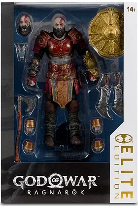 KRATOS FIGURA 18 CM GOD OF WAR RAGNARÖK ELITE EDITION