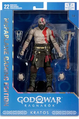 KRATOS FIGURA 18 CM GOD OF WAR RAGNARÖK GAMING EDITION