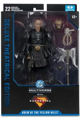 KREM OF THE YELLOW FIGURA 18 CM DC MULTIVERSE SUPERGIRL MOVIE DELUXE THEATRICAL EDITION