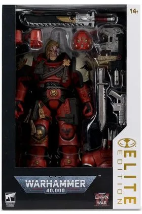 Captain Cyrus Figura 18 CM Warhammer 40000 Elite Edition
