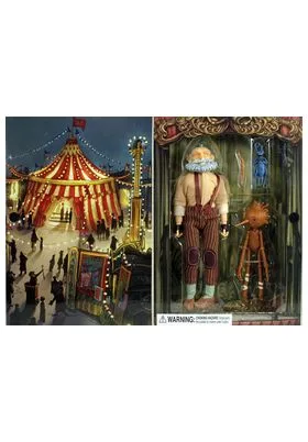 PINOCCHIO, GEPETTO & CRICKET PACK 3 FIG. 20 CM PINOCCHIO