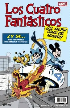 Los 4 Fantásticos 02. Portada Disney Fantastic Four #3