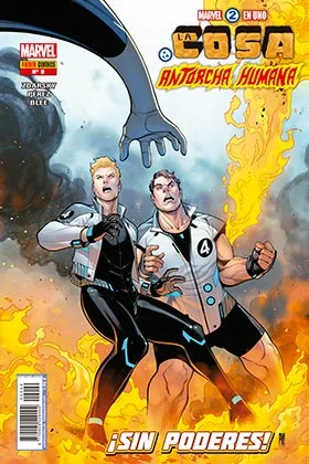 MARVEL 2 EN 1. LA COSA Y LA ANTORCHA HUMANA 09