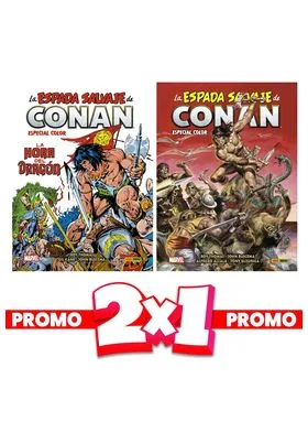 PACK LA ESPADA SALVAJE CONAN 01 + LA ESPADA SALVAJE CONAN 02 ESPECIAL COLOR