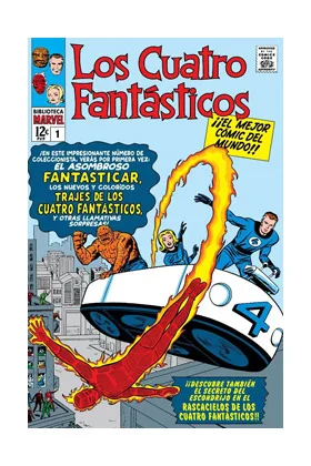 BIBLIOTECA MARVEL 01. LOS 4 FANTÁSTICOS 01. 1961-62: FANTASTIC FOUR 1-6 USA