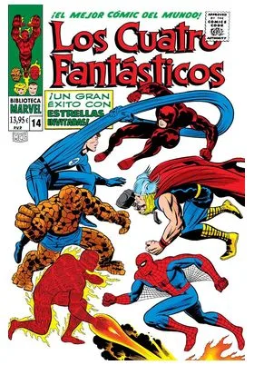 Biblioteca Marvel 83. los 4 Fantasticos 14.